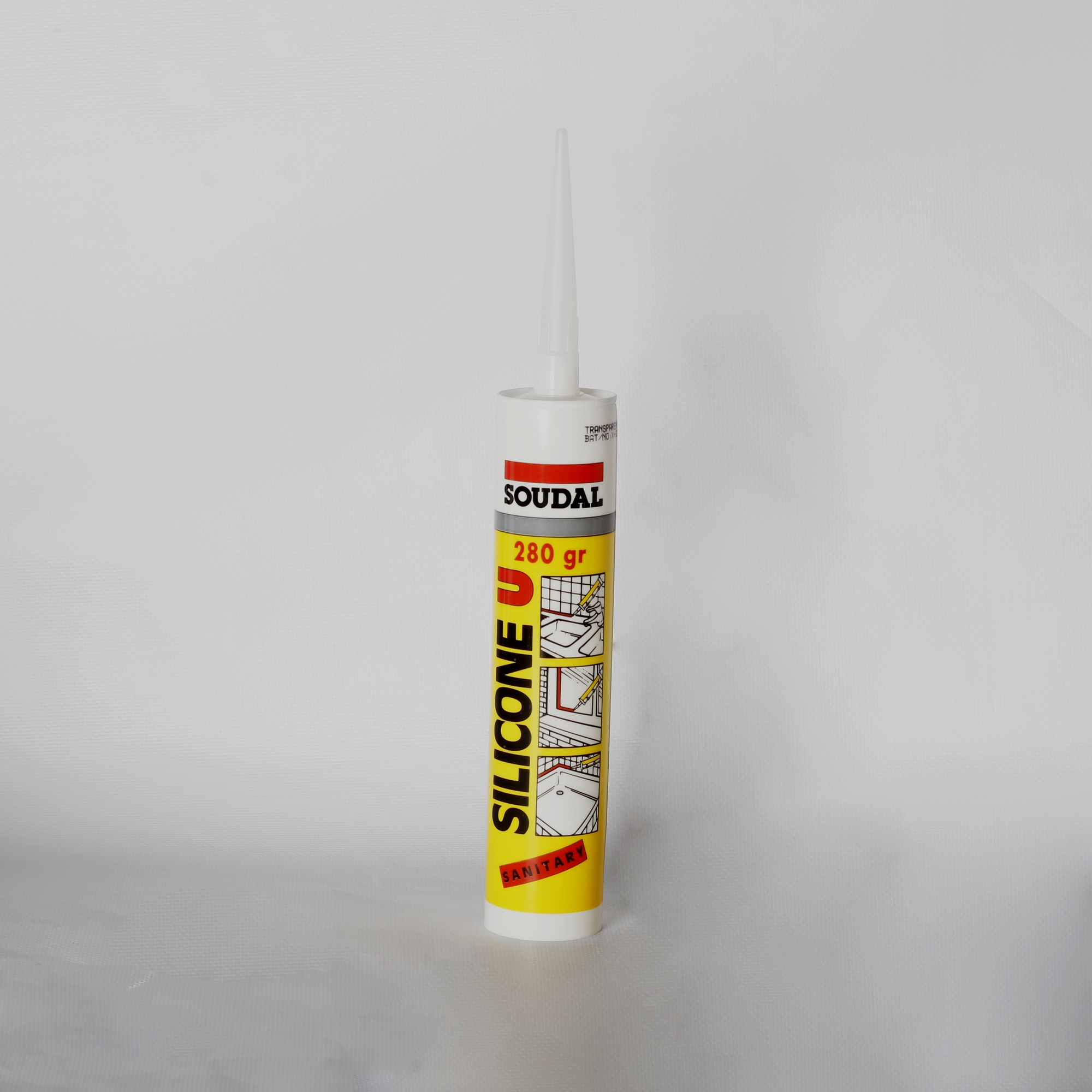 სილიკონი Soudal Silicone U 280 გ — სილიკონი და ჰერმეტკი